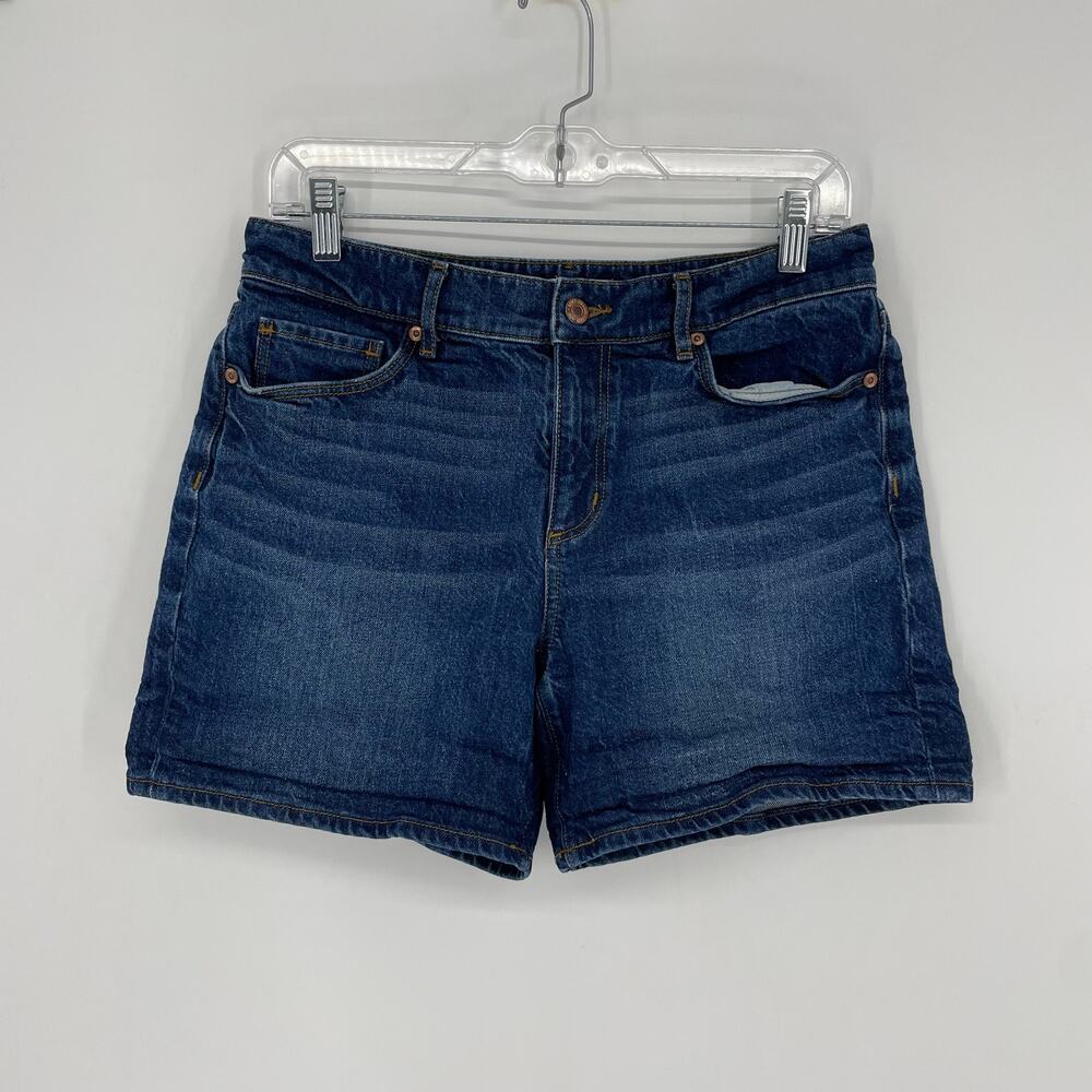 Loft Mid Rise Denim Short Size 27/4 - Picture 2 of 7